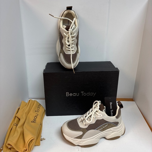 Women’s NIBox Beau Today Chunky Walking Shoes Size 5.5 - Picture 1 of 7